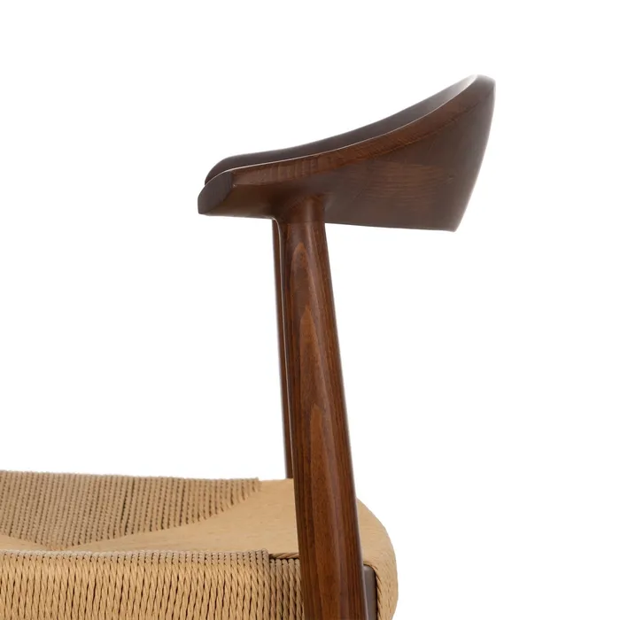 Scaun Mara, Lemn maro, Sfoara Bej - creativdeco.ro [7]