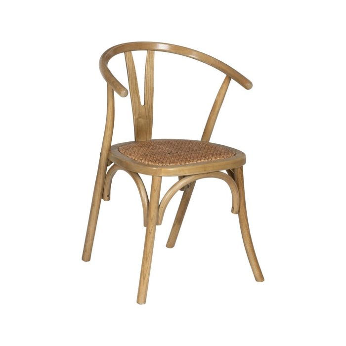 Scaun maro lemn si ratan|Scaune elegante pentru interioare rustice [3]
