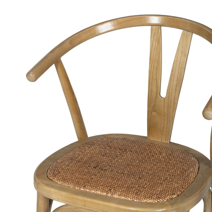 Scaun maro lemn si ratan|Scaune elegante pentru interioare rustice [7]