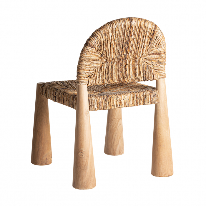 Scaun lemn tec natural|Scaune dining naturale [4]