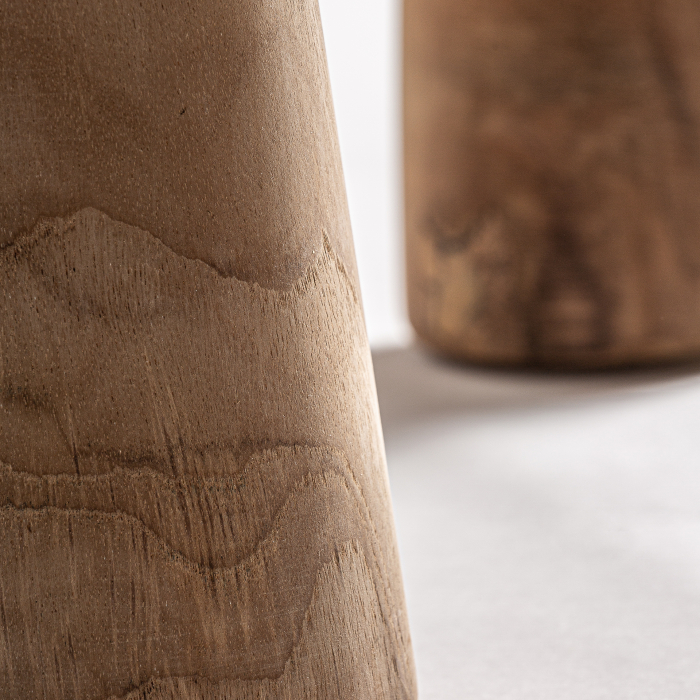 Scaun lemn tec natural|Scaune dining naturale [6]