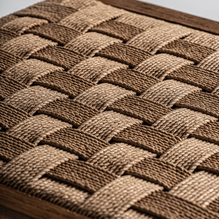 Scaun clasic lemn tec si franghie|Scaune dining elegante [8]