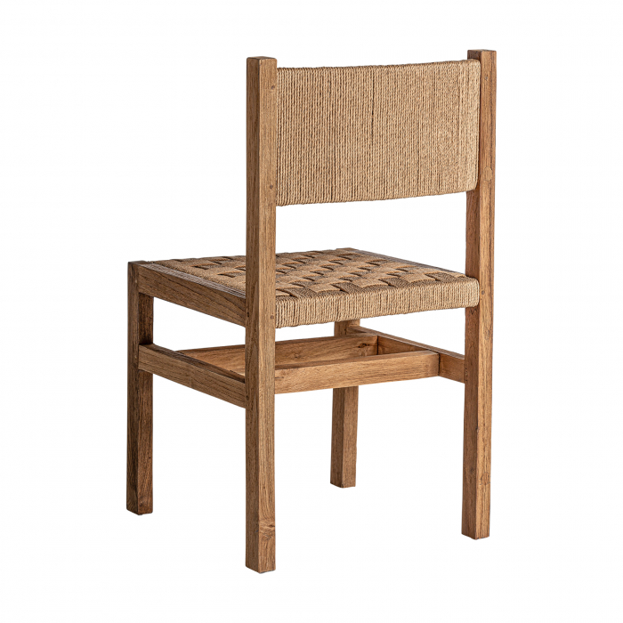 Scaun clasic lemn tec si franghie|Scaune dining elegante [4]