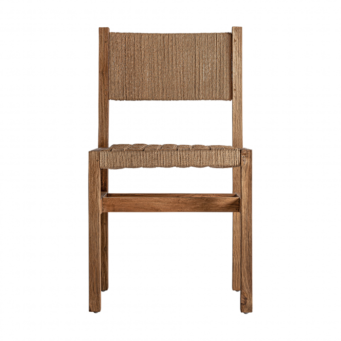 Scaun clasic lemn tec si franghie|Scaune dining elegante [2]