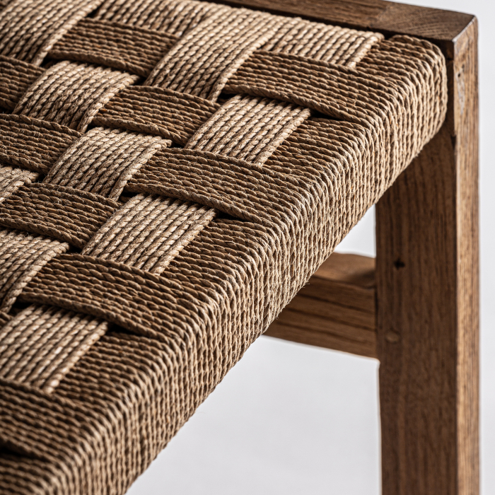 Scaun clasic lemn tec si franghie|Scaune dining elegante [6]