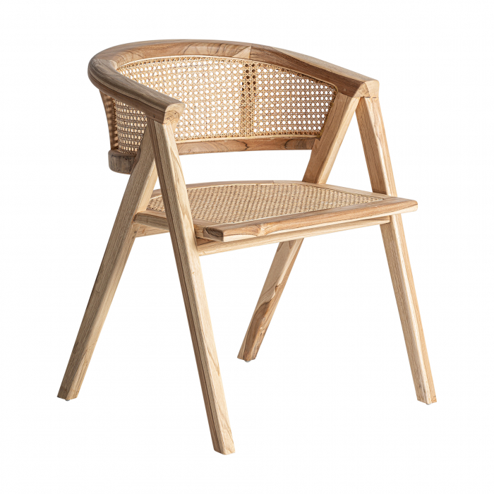 Scaun contemporan lemn tec si radacina|Scaune moderne [1]