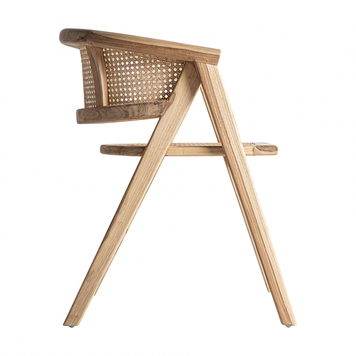 Scaun contemporan lemn tec si radacina|Scaune moderne [3]