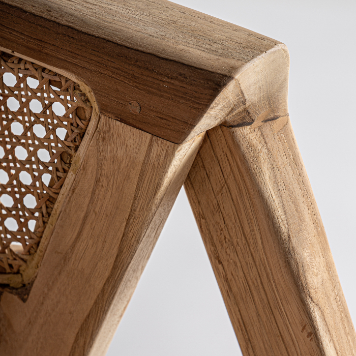 Scaun contemporan lemn tec si radacina|Scaune moderne [7]