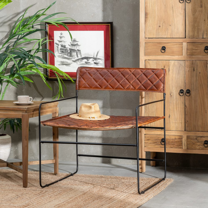 Scaun Lounge Industrial CreativDeco - Mobilier de Relaxare pentru Interioare Contemporane [2]