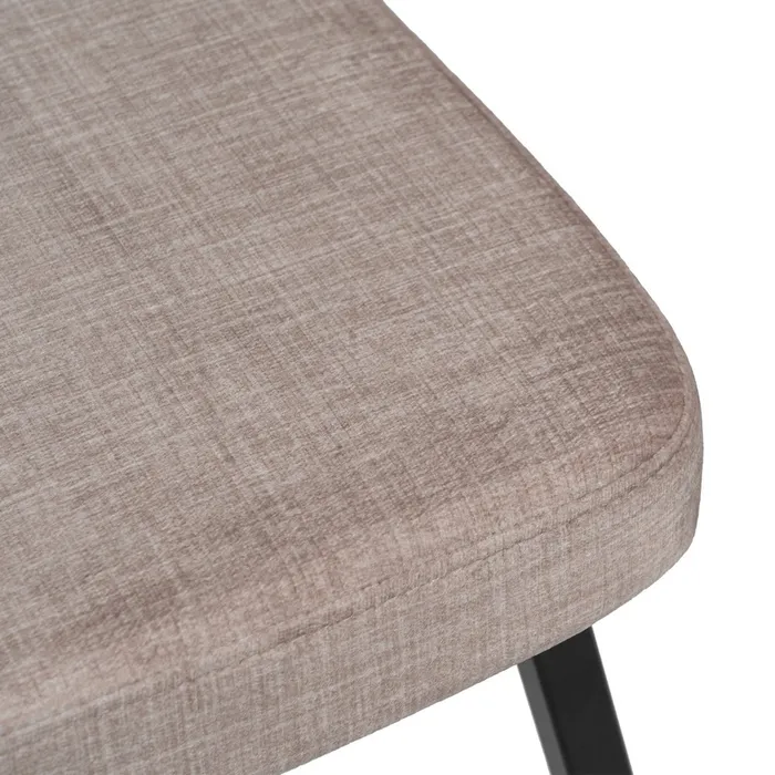 Scaun Modern Stofa Bej, Metal Negru - creativdeco.ro [7]