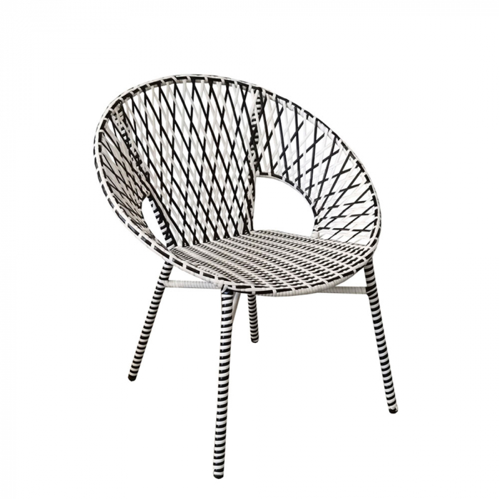 Scaun negru alb Granada - design elegant [1]