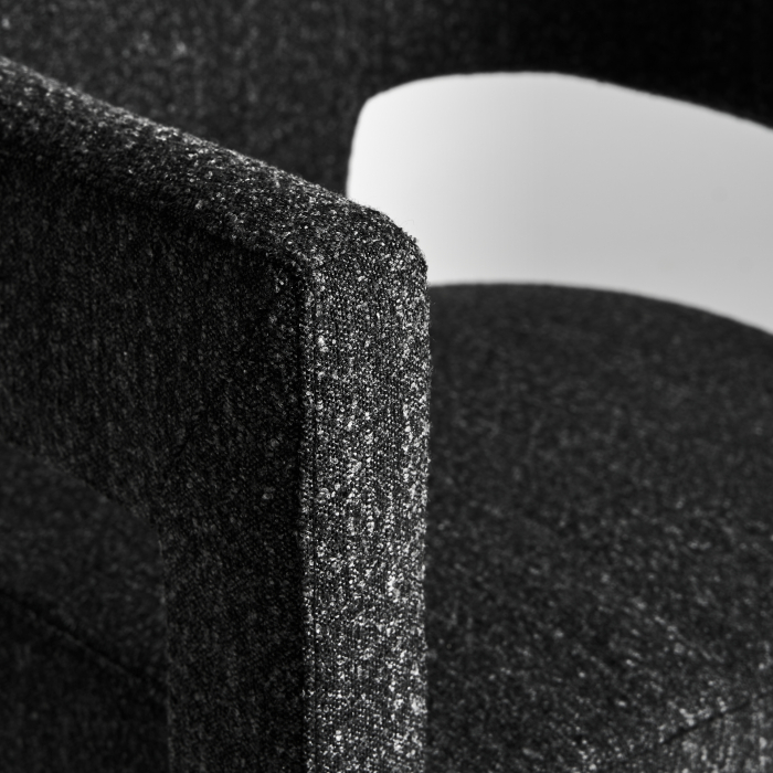 Scaun Art Deco bumbac bucle|Scaune negre elegante [5]