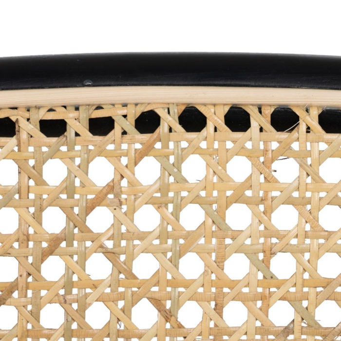 Scaun negru din lemn clasic confortabil [12]
