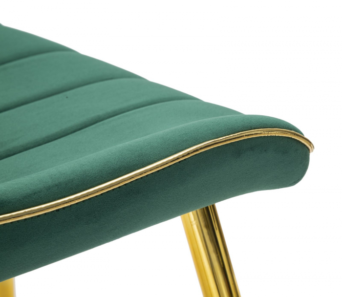 Scaun Paris, metal/catifea, verde/auriu, Mauro Ferretti [8]