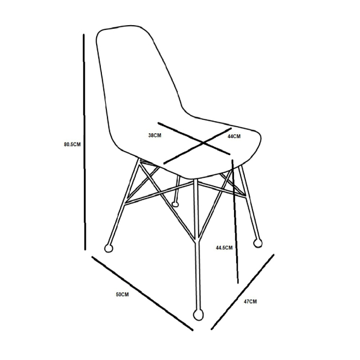 Scaun dining din ratan sintetic natural cu structură metalică [8]