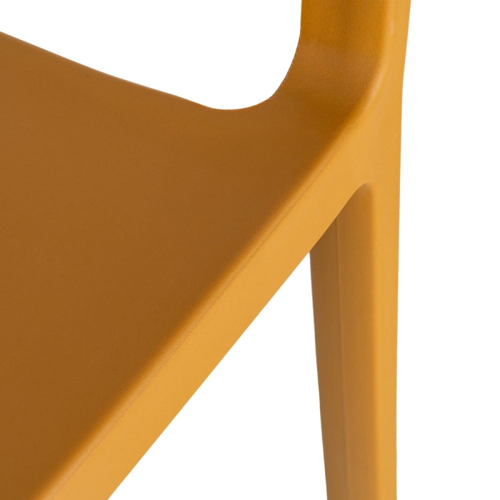 Scaun grădină plastic și frânghie portocaliu [9]