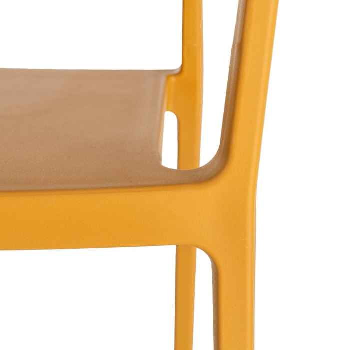 Scaun grădină plastic și frânghie portocaliu [3]