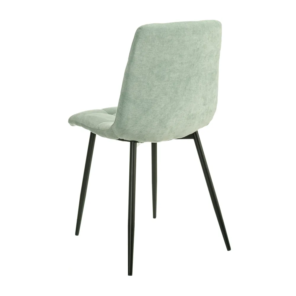 Scaun Q-Line Aquamarine Negru, Stofa Metal - CreativDeco.ro [4]