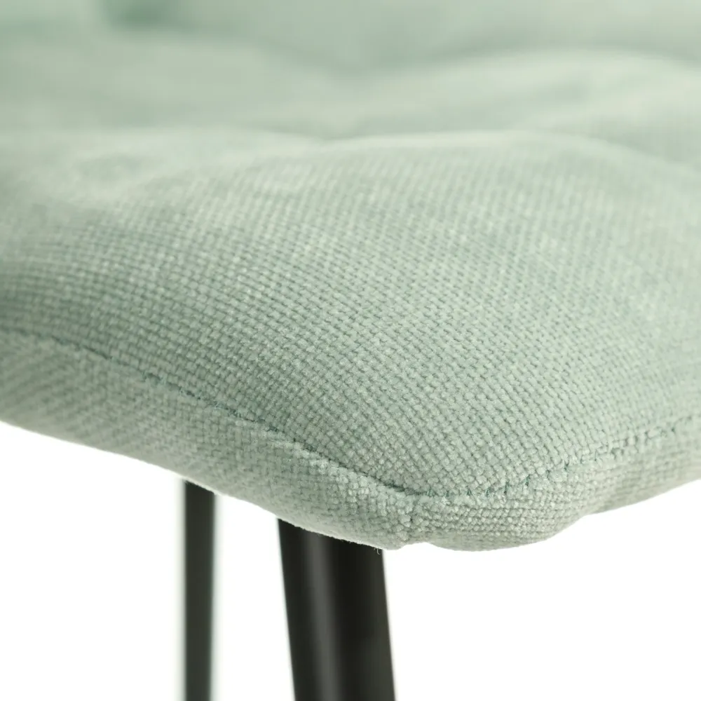 Scaun Q-Line Aquamarine Negru, Stofa Metal - CreativDeco.ro [7]