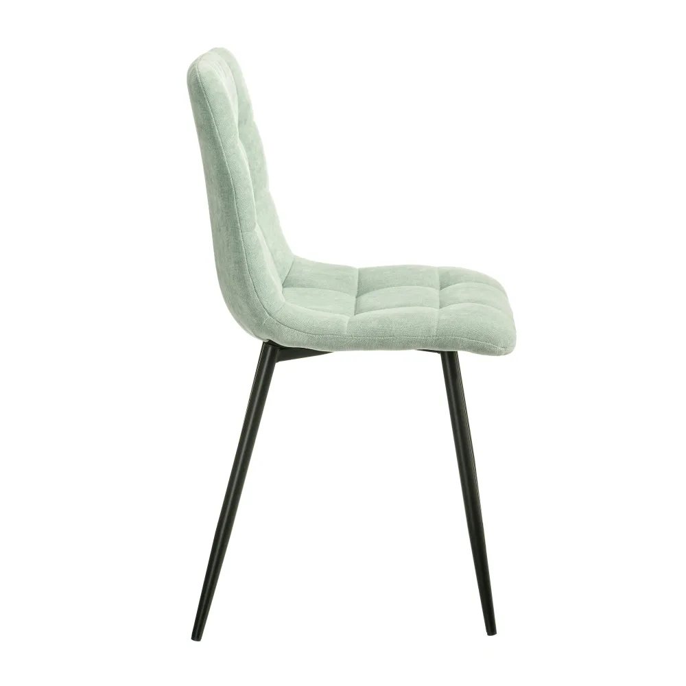 Scaun Q-Line Aquamarine Negru, Stofa Metal - CreativDeco.ro [3]