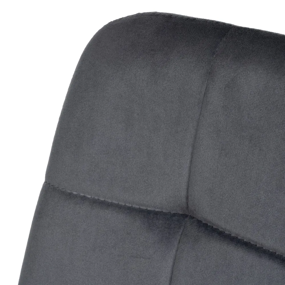 Scaun Q-Line Gri Inchis, Catifea Metal - CreativDeco.ro [9]