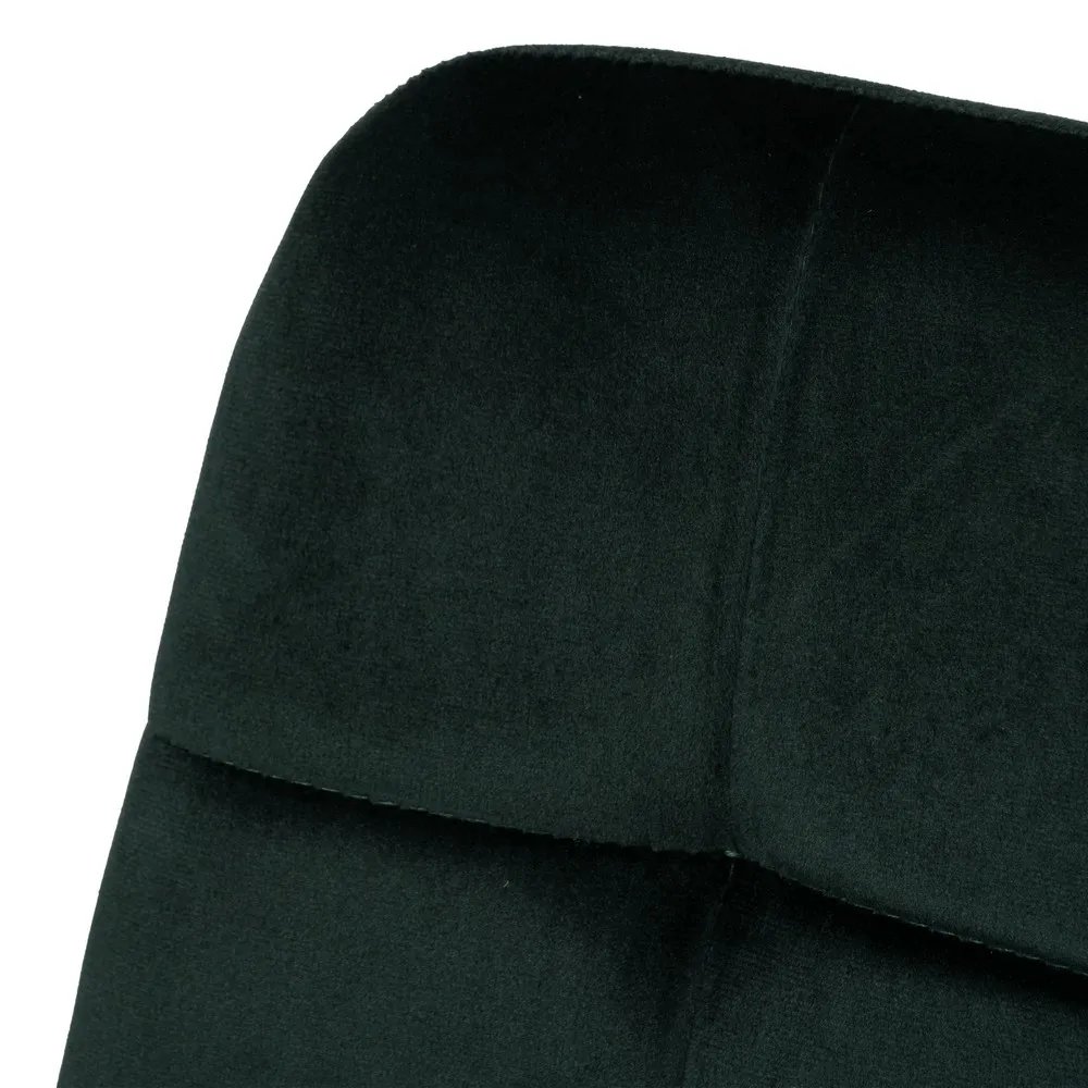 Scaun Q-Line Verde Negru, Catifea Metal - CreativDeco.ro [9]