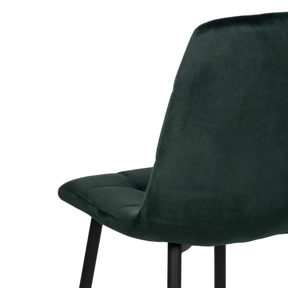 Scaun Q-Line Verde Negru, Catifea Metal - CreativDeco.ro [7]