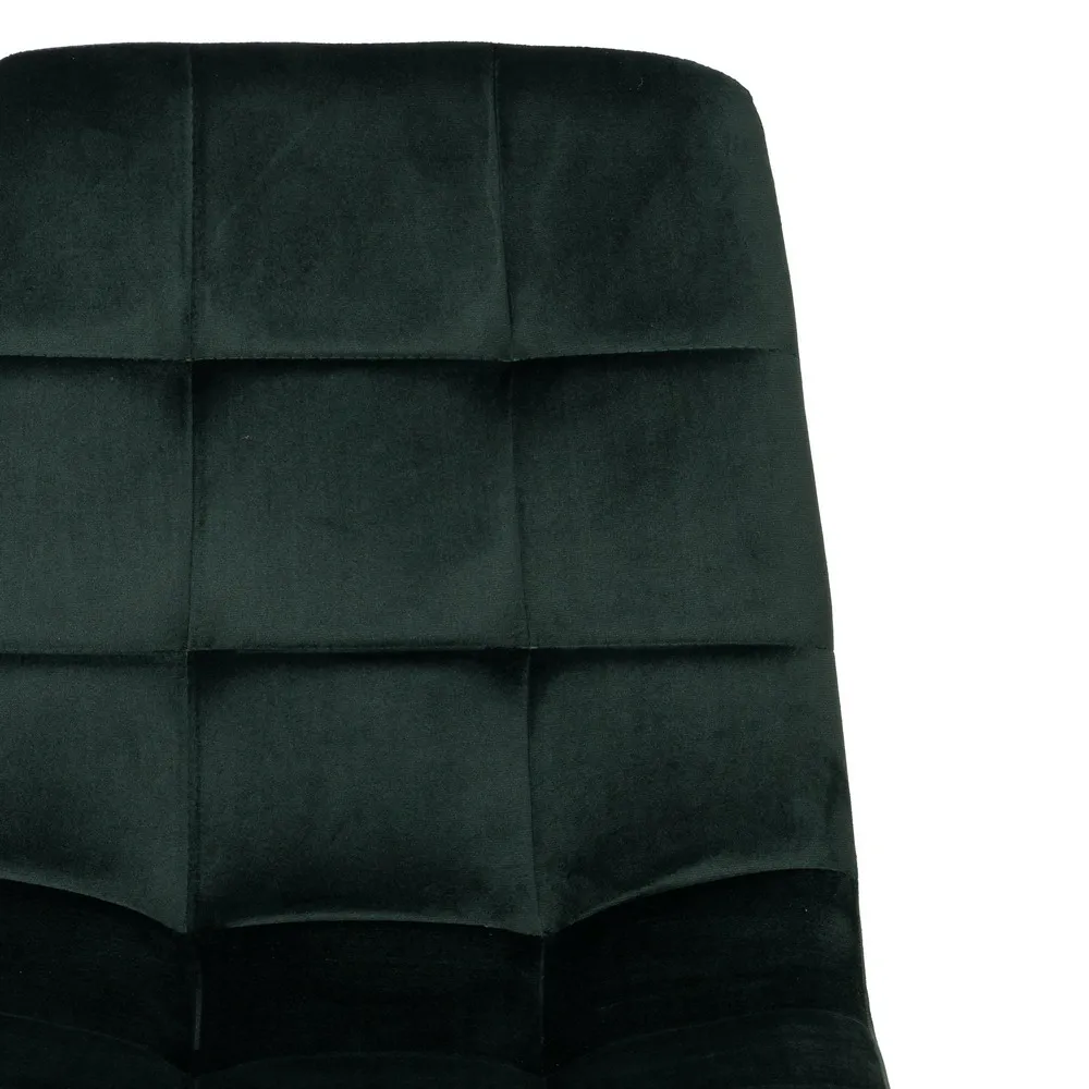Scaun Q-Line Verde Negru, Catifea Metal - CreativDeco.ro [5]