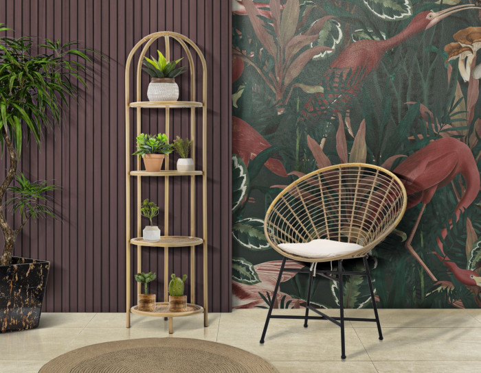 Scaun ratan boho chic Panama Grid CreativDeco [9]