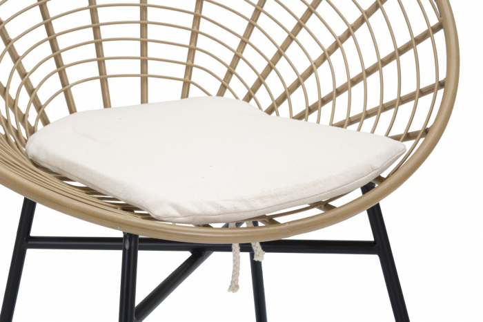 Scaun ratan boho chic Panama Grid CreativDeco [5]