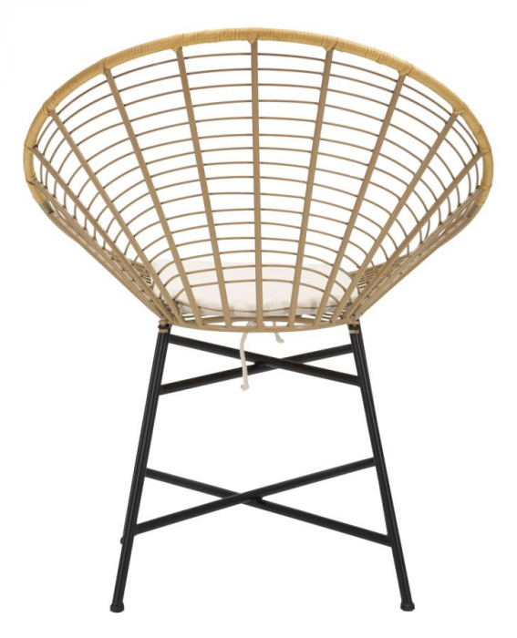 Scaun ratan boho chic Panama Grid CreativDeco [7]
