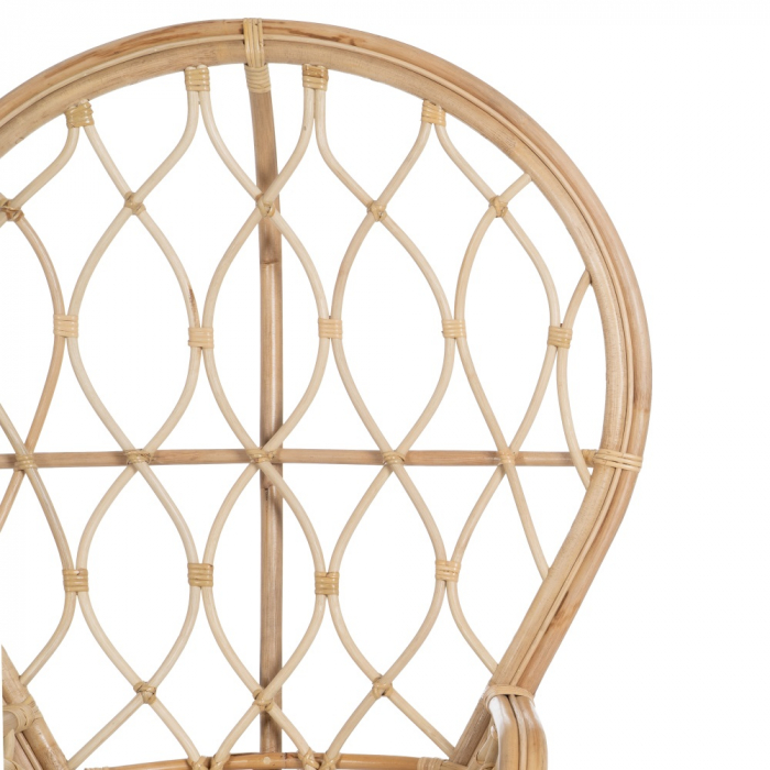 Scaun cu spatar inalt din ratan CreativDeco - Mobilier regal pentru terasa [5]