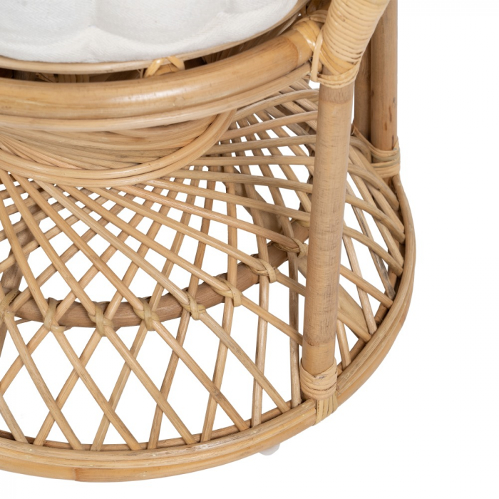 Scaun cu spatar inalt din ratan CreativDeco - Mobilier regal pentru terasa [11]