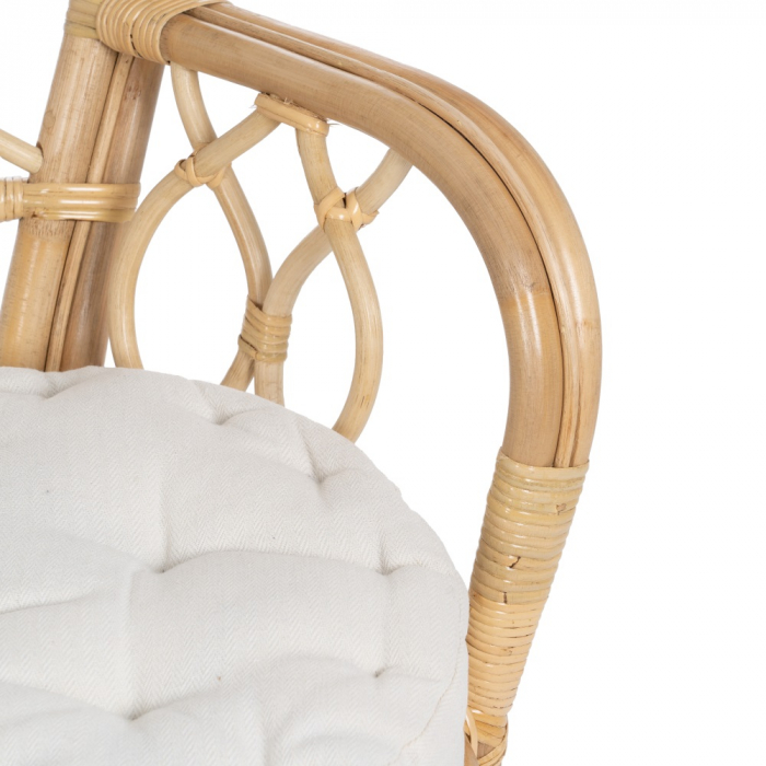 Scaun cu spatar inalt din ratan CreativDeco - Mobilier regal pentru terasa [9]