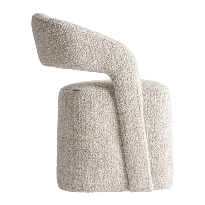 Scaun rotativ crem 59 cm cu roți [4]