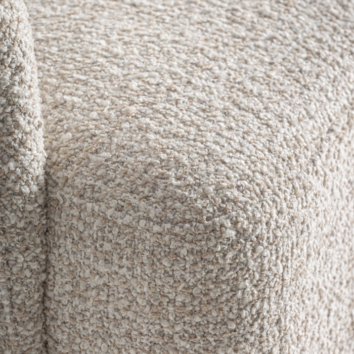 Scaun rotativ crem 59 cm cu roți [10]