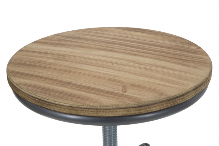 Scaun rotund inalt reglabil stil industrial CreativDeco [7]