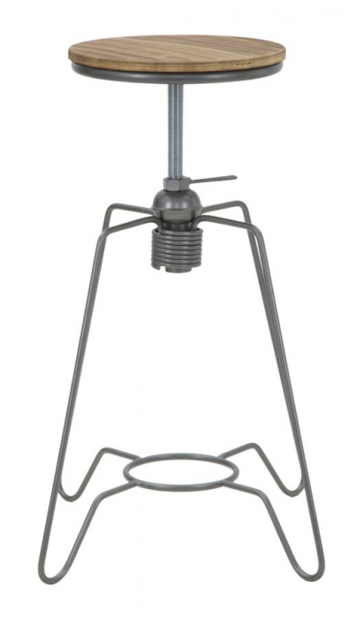Scaun rotund inalt reglabil stil industrial CreativDeco [3]