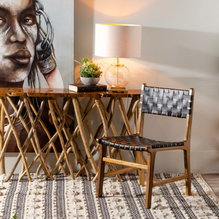 Scaun Rustic Lemn Masiv CreativDeco - Piese de Mobilier pentru Interioare Autentice [2]