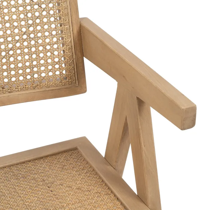 Scaun rustic Lemn, Ratan - de la creativdeco.ro [6]