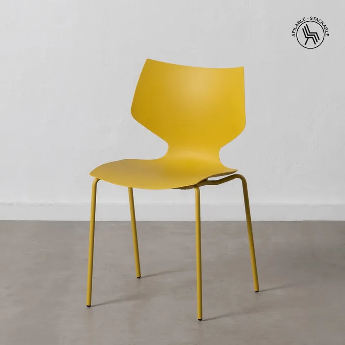 Scaun Scupra Galben, PP - creativdeco.ro [2]