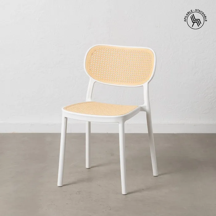 Scaun gradina Summer Alb, Polipropilena - creativdeco.ro [2]