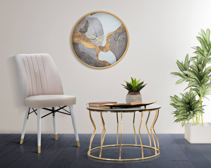 Scaun tapitat Bella crem, stofa lemn - creativdeco.ro [3]