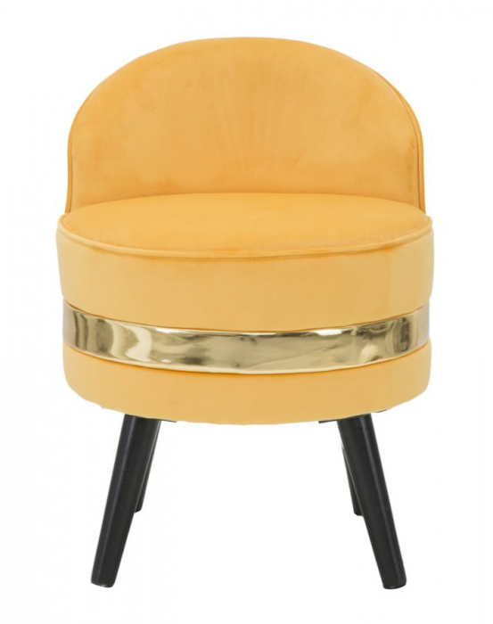 Fotoliu Rotund Portocaliu Design Energizant CreativDeco [2]
