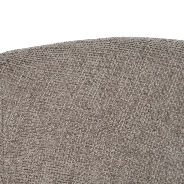 Scaun taupe tapițat cu structură metalică pentru contract [7]