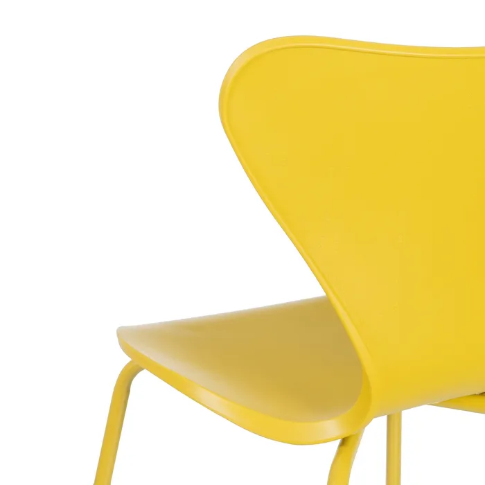 Scaun Terasa Galben, PP, Metal - creativdeco.ro [6]