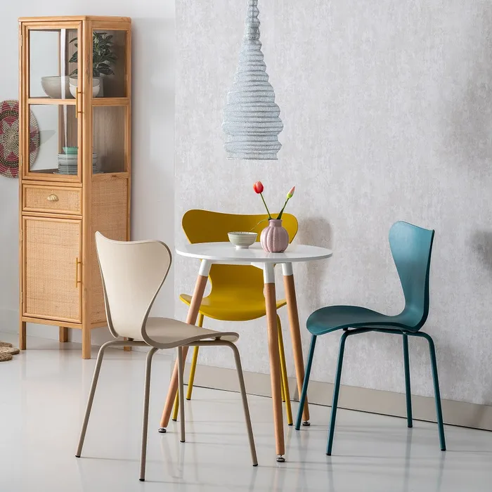 Scaun Terasa Galben, PP, Metal - creativdeco.ro [4]