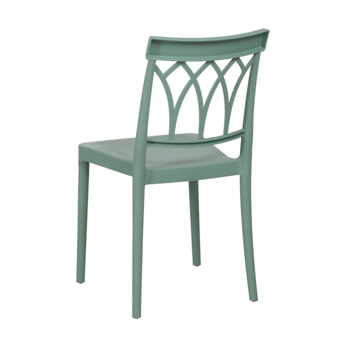 Scaun verde deschis din polipropilena rezistent [4]