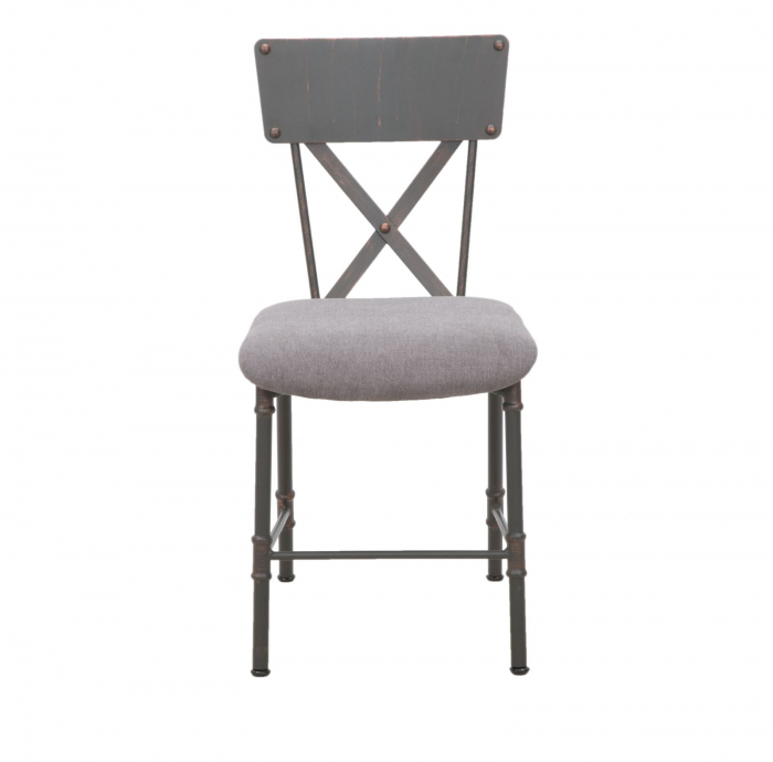 Scaun Manhattan Industrial Sezut Tapitat CreativDeco [2]