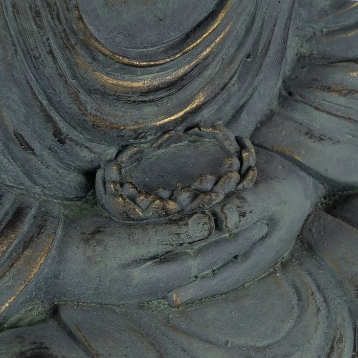 Sculptura Buddha magneziu design rafinat|Decoratiuni spirituale elegante [3]